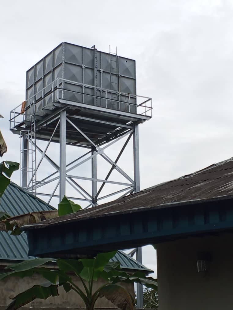 GRP/FRP Water Storage Tank Installation 1