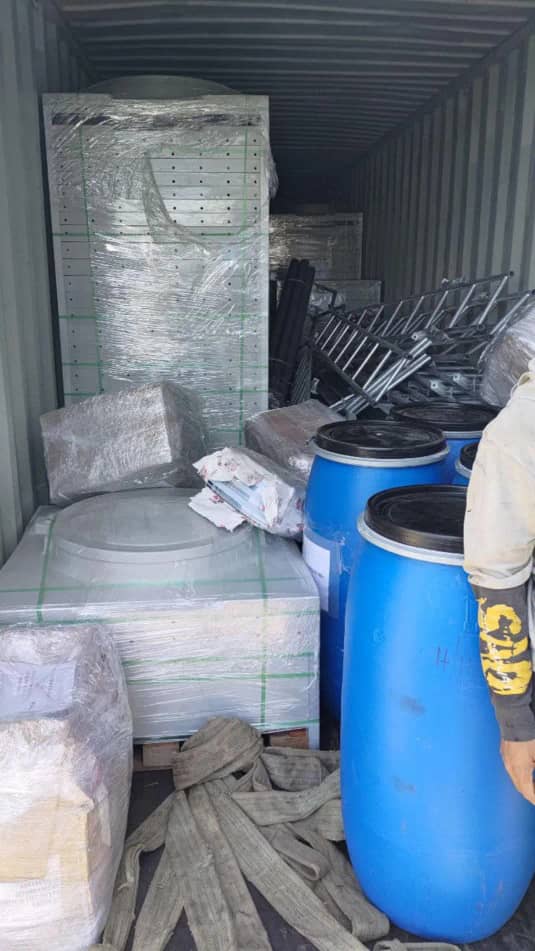 GRP/FRP Water Storage Tank Installation 8