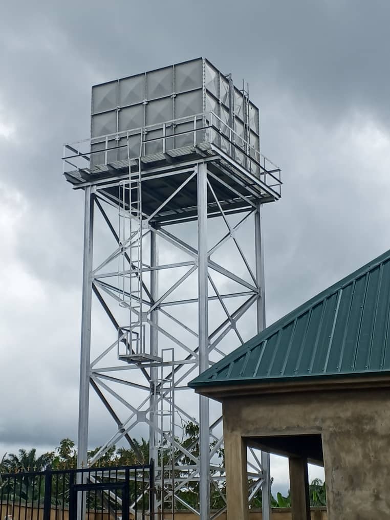 GRP/FRP Water Storage Tank Installation 2